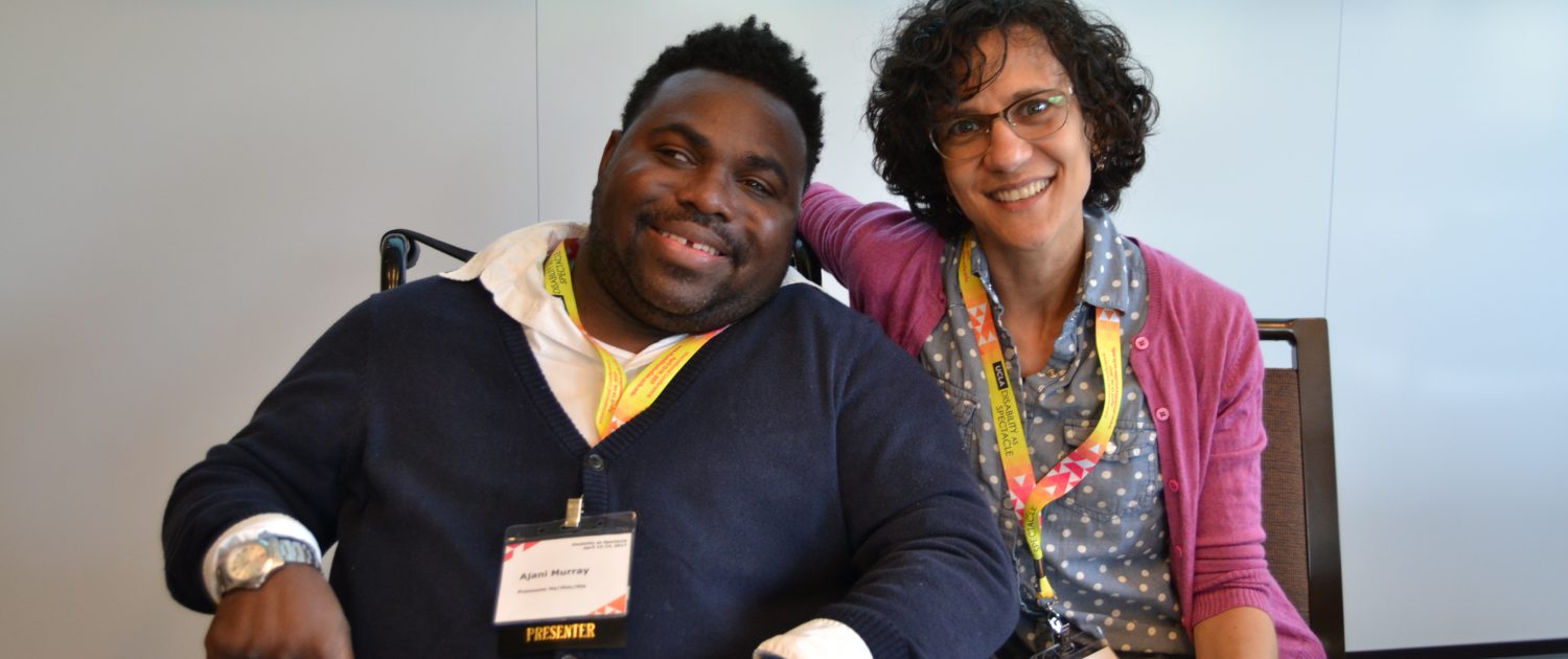 Validation for Black, Disabled Male Sexuality in Fiction Film panel with AJ Murray and Cheryl Green